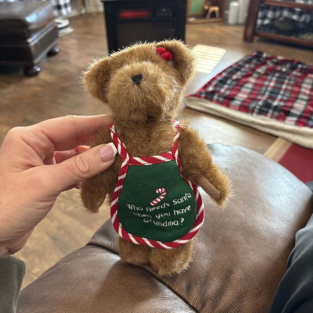 Boyds Bear The Head Bean Collection Granny Claus Christmas Bear 914381